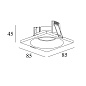 ART-SQ-4485 Светильник встраиваемый Downlight   -  Встраиваемые светильники 